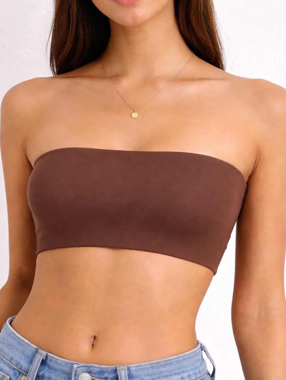 Skims FITS EVERYBODY BANDEAU BRA Jasper Xlarge NWT - Picture 1 of 5